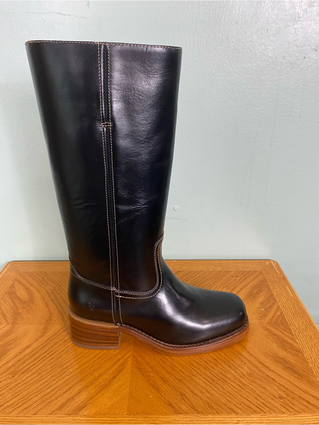 Frye Campus 14l Boots Leather Black Size 7 Sku14